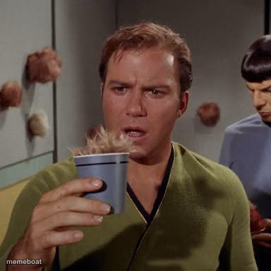 Kirk coffee tribble - meme generator image preview