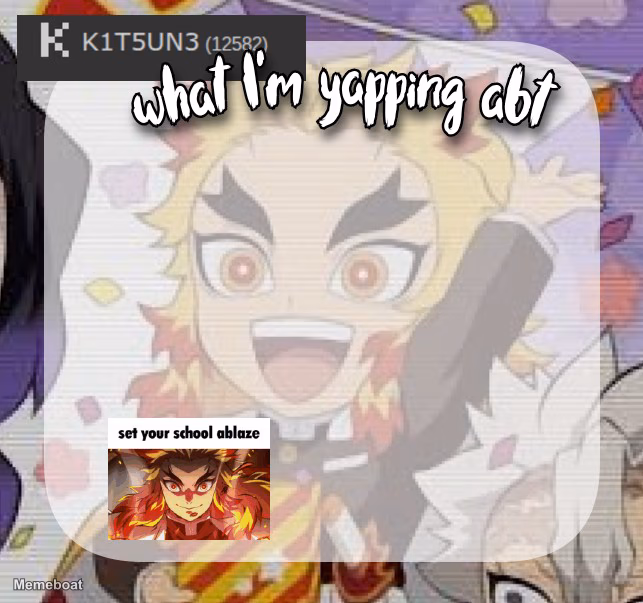 Rengoku Yapping About - meme generator image preview