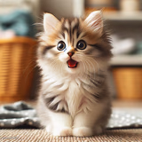 kitten jaw drop