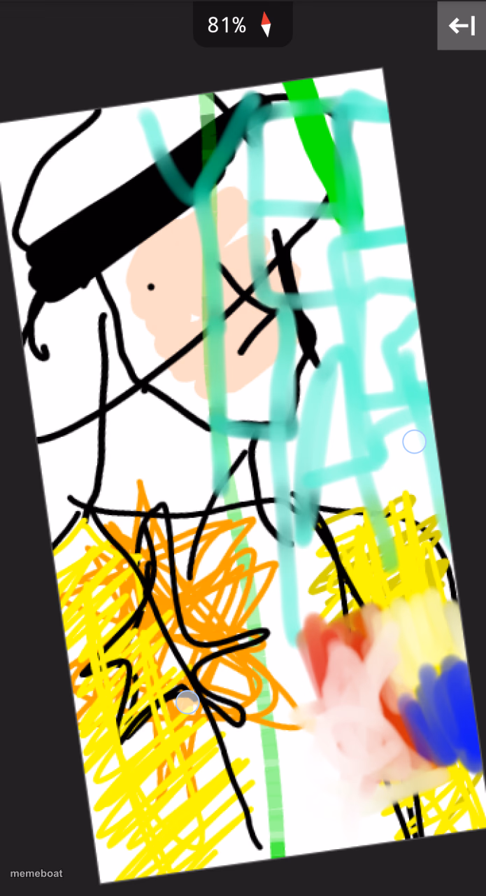 Kleki Drawing Fail. Took Me 5 Hours, Excepting When I Fell Sleep - meme generator image preview
