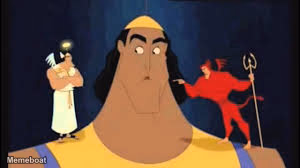 Kronk Shoulder Angel/Devil - meme generator image preview