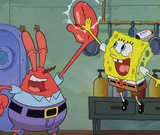 Krusty Krab Spongebob high five