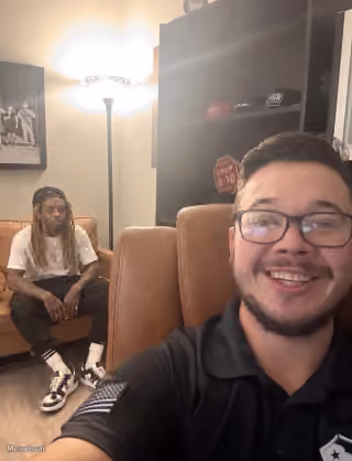 Kyle Rittenhouse Selfie With Lil Wayne