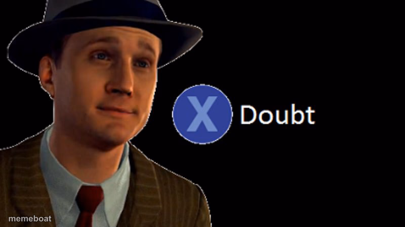 L.A. Noire Press X To Doubt - meme generator image preview