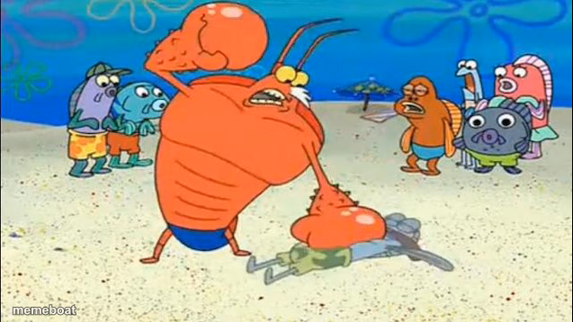 Larry the Lobster Breathe - meme generator image preview