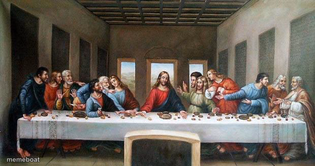 Last Supper - meme generator image preview