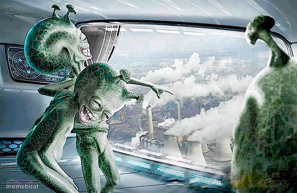 Laughing Aliens - meme generator image preview