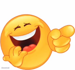 Laughing and Pointing Emoji