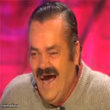Laughing spanish guy