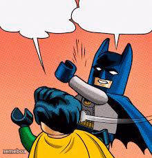 lego batman slapping robin - meme generator image preview