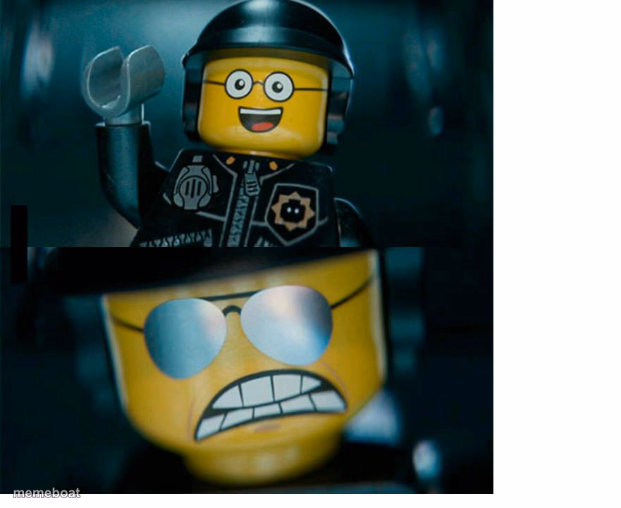 Lego Good Cop Bad Cop - meme generator image preview