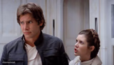 Leia yelling at Han