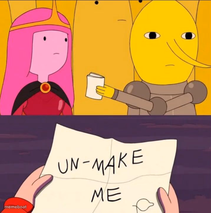 Lemongrab Adventure Time Unmake me - meme generator image preview