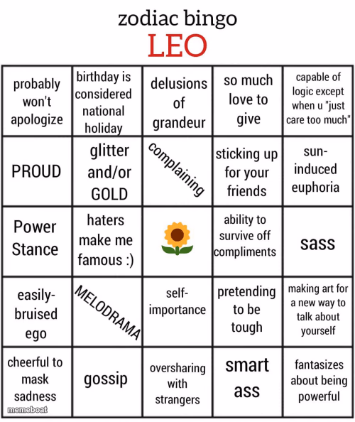 Leo bingo - meme generator image preview