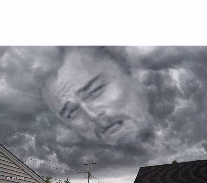 Leo Cloud In Sky - meme generator image preview