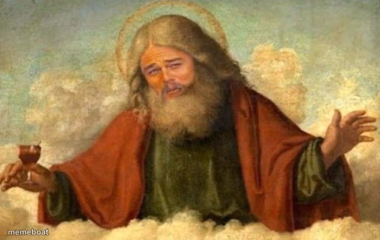 Leonardo DiCaprio God - meme generator image preview