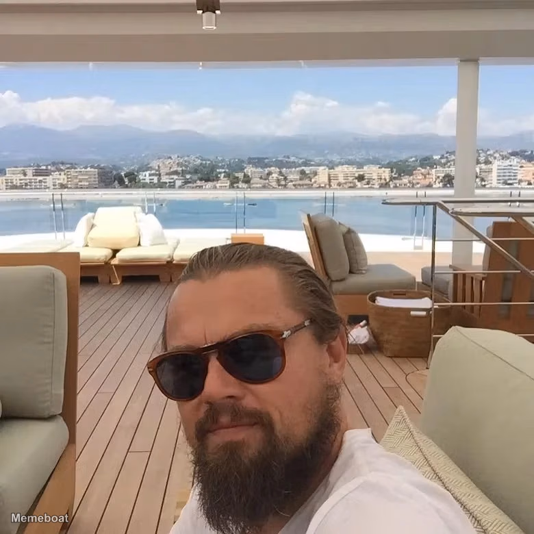 Leonardo DiCaprio on a Yacht - meme generator image preview