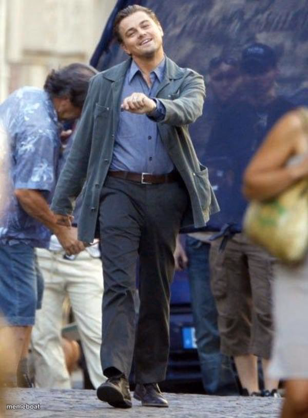 leonardo walking - meme generator image preview