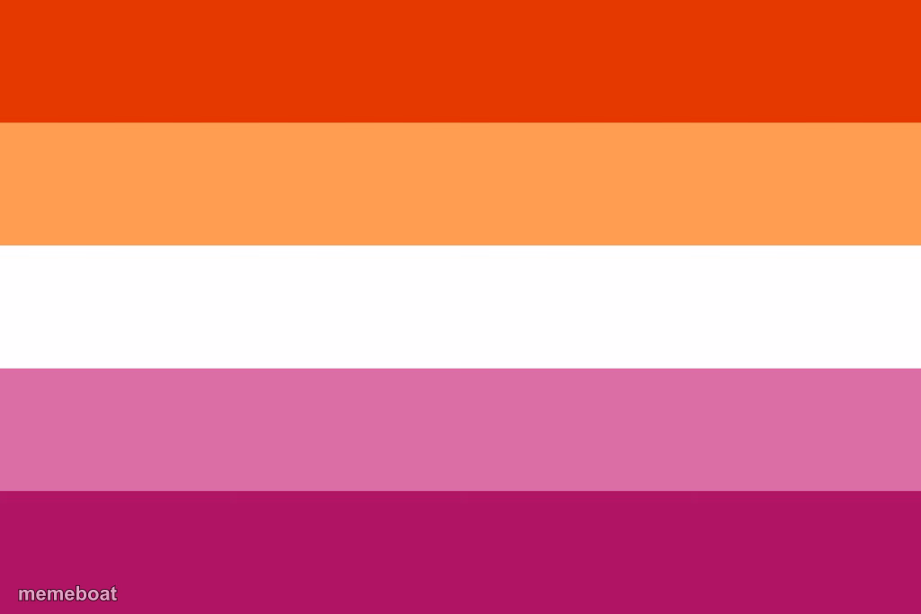 Lesbian flag - meme generator image preview