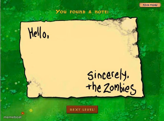 Letter From The Zombies - meme generator image preview
