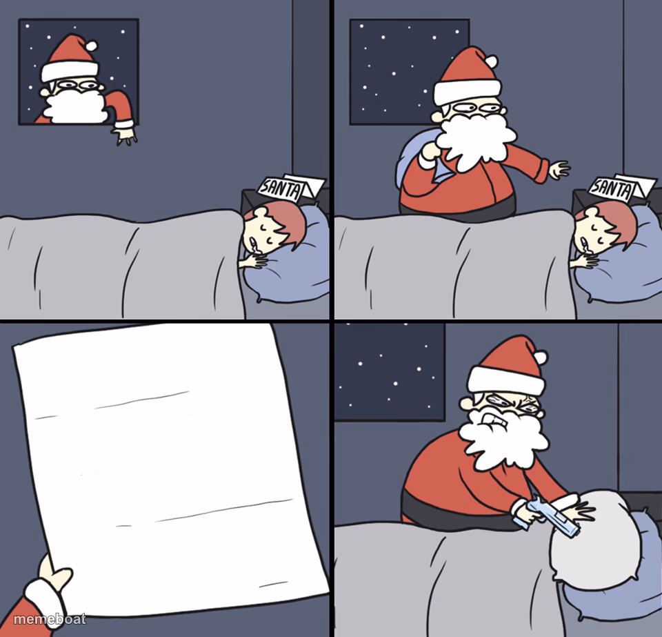 Letter to Murderous Santa - meme generator image preview