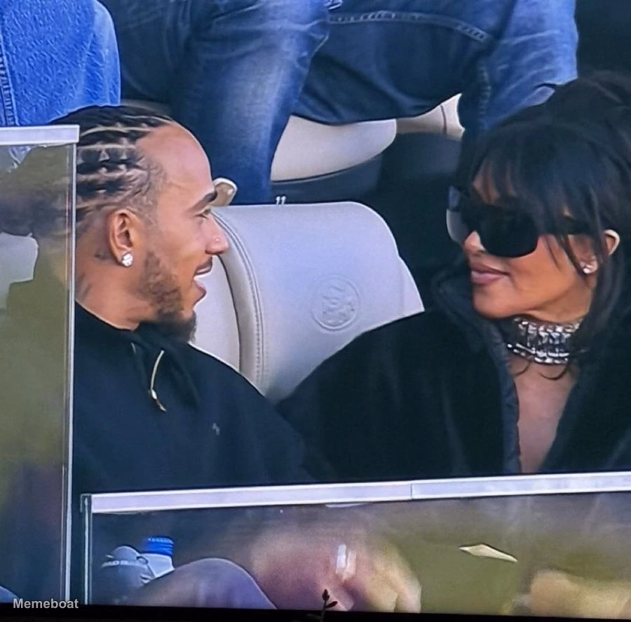 Lewis Hamilton and Kim Kardashian Chat - meme generator image preview