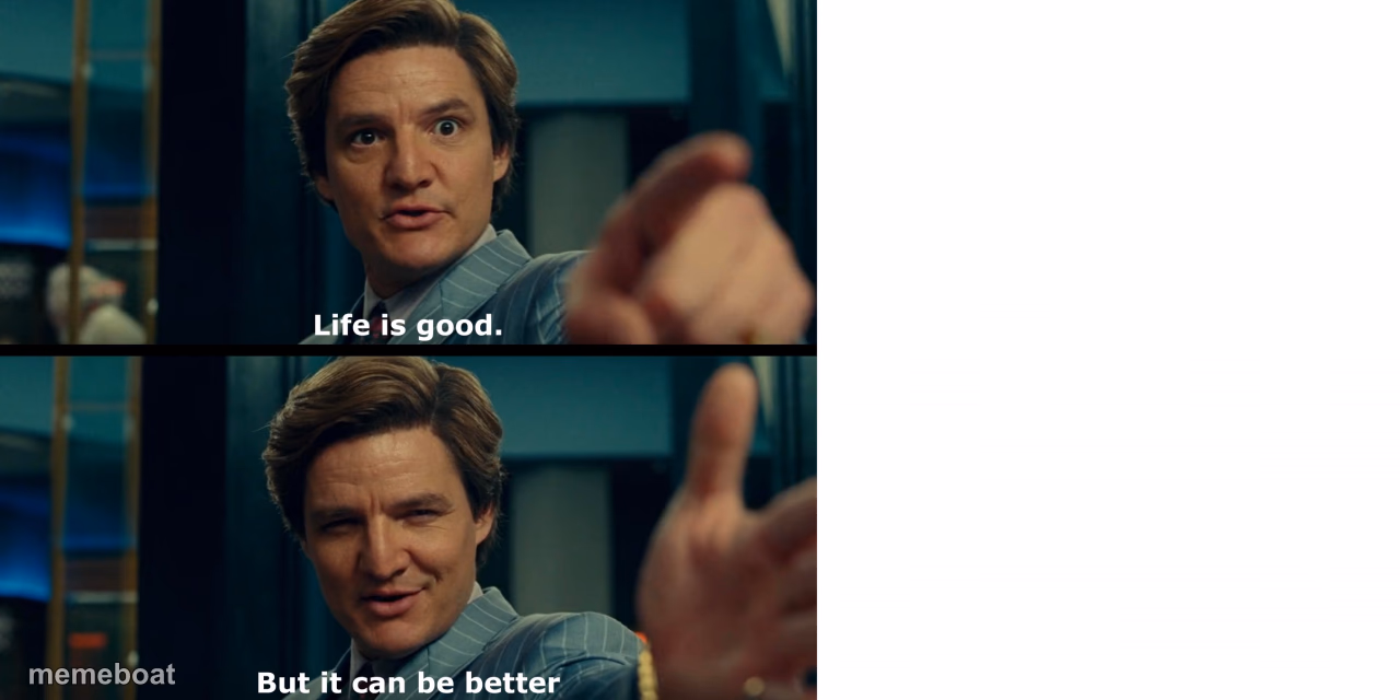 Life is good - meme generator image preview