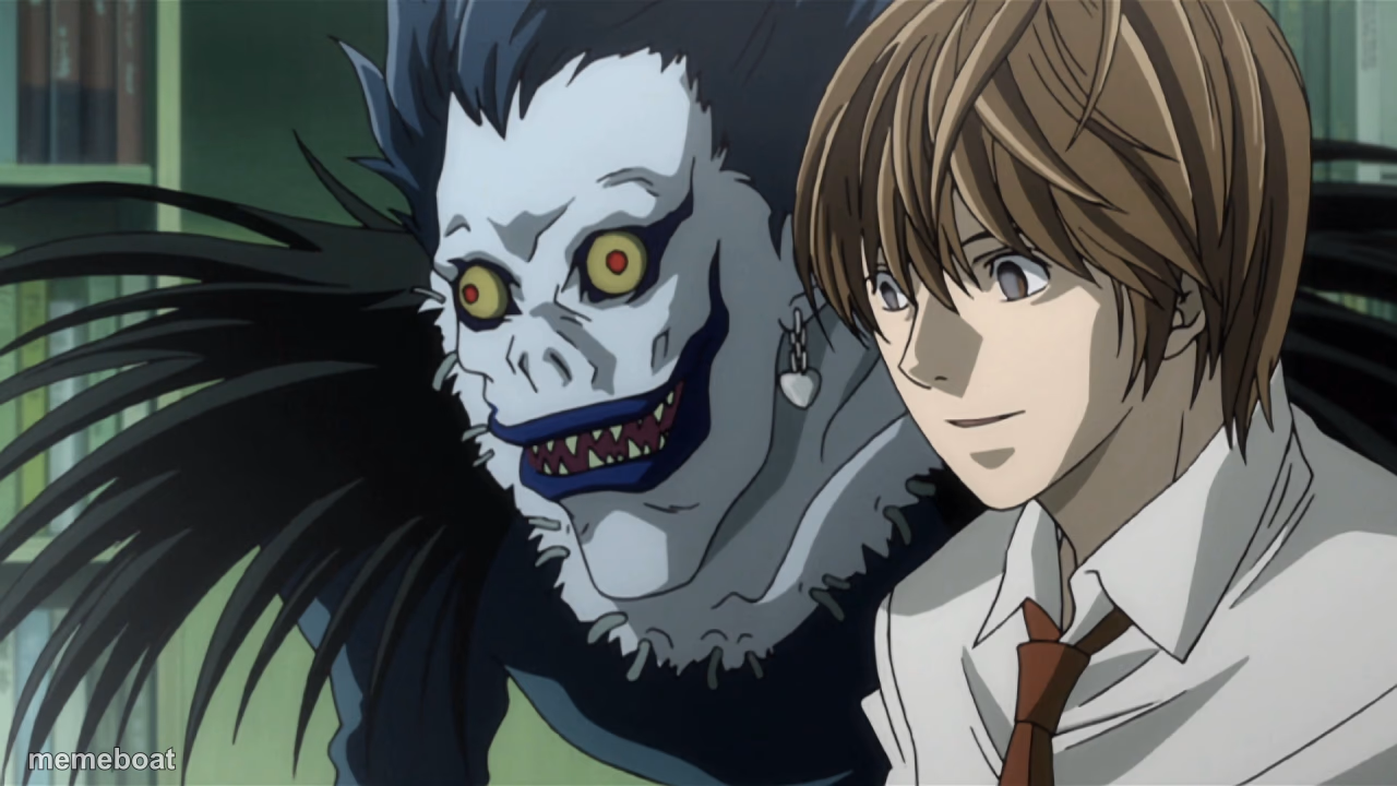 Light and Ryuk - meme generator image preview
