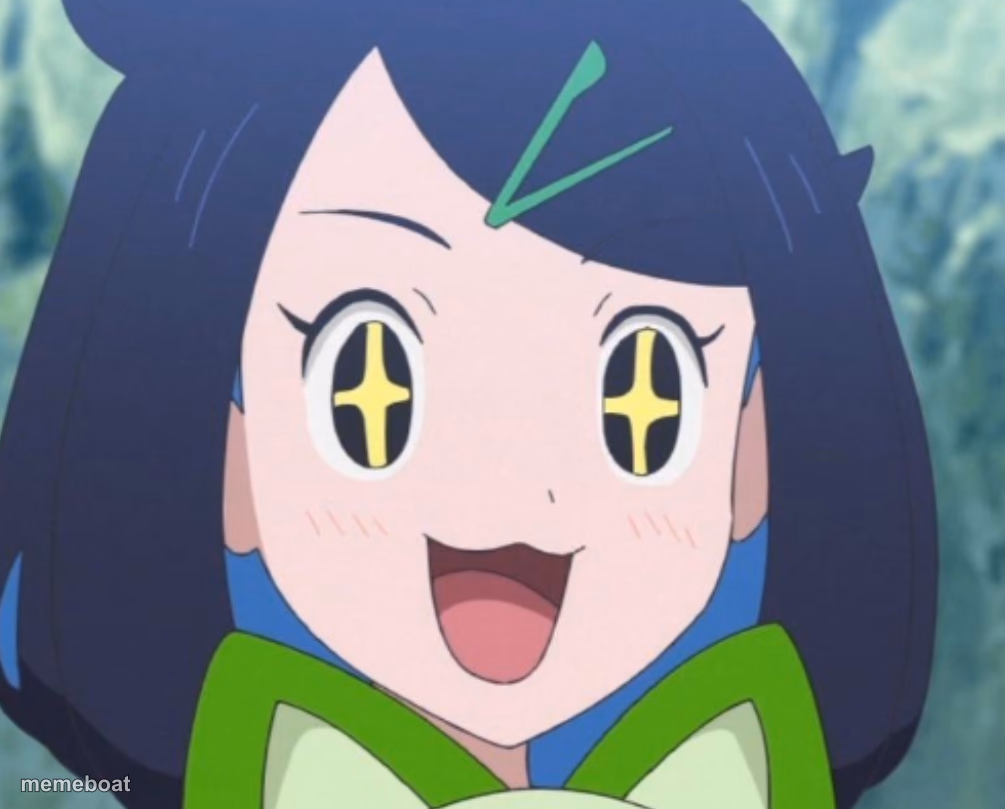 Liko sparkling eyes - meme generator image preview