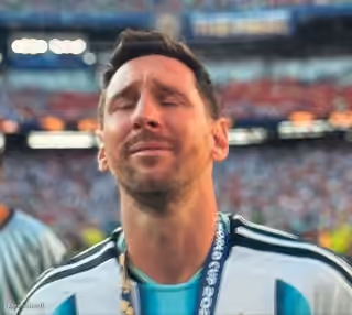 Lionel Messi Crying After World Cup Win