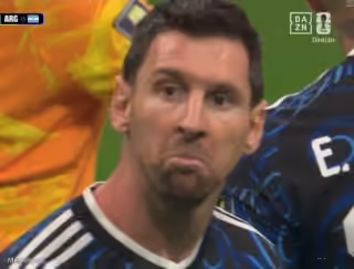 Lionel Messi Nod Reaction Face