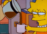 Lisa Simpson Coffee That x shit