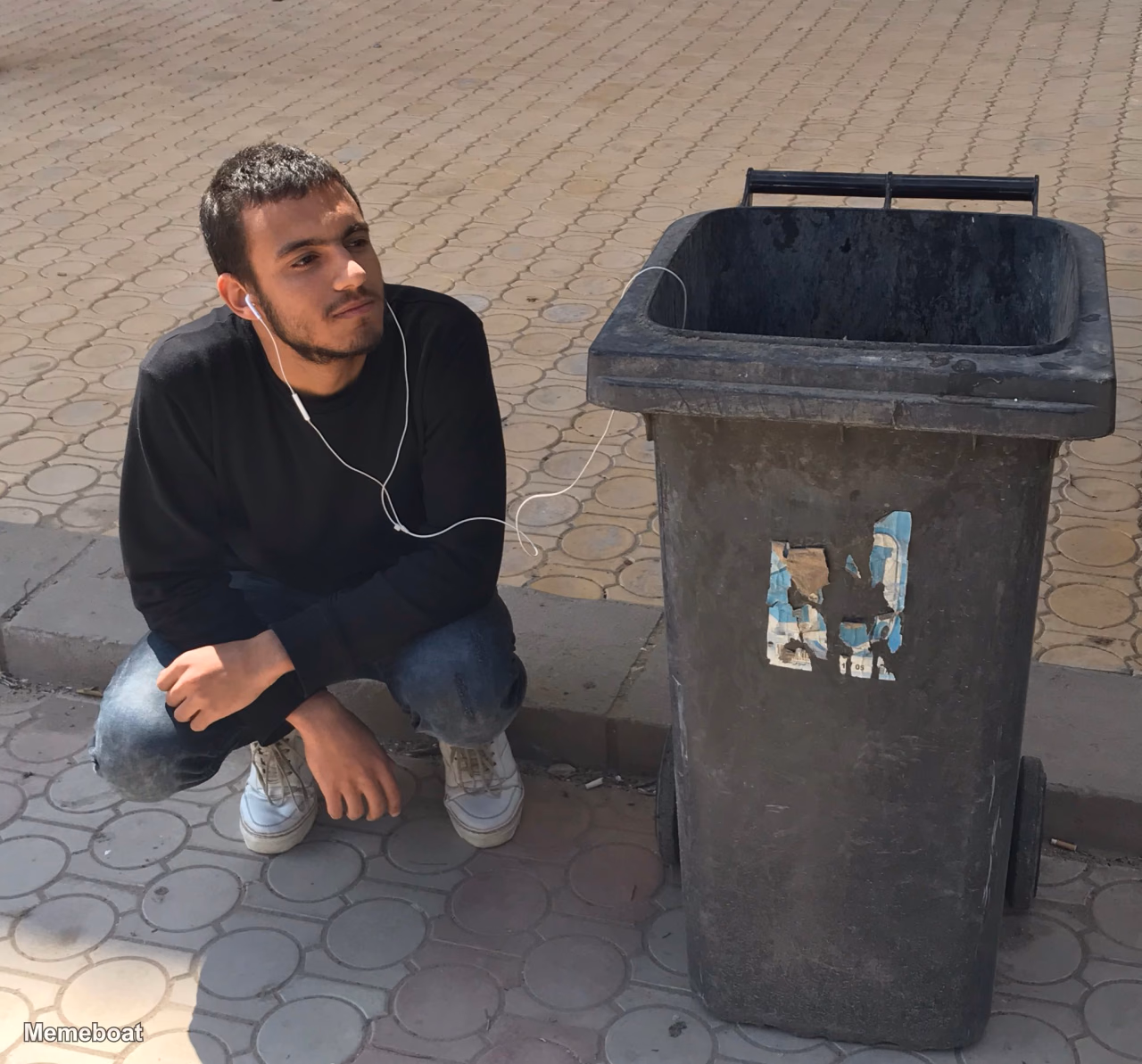 Listening to Trash - meme generator image preview