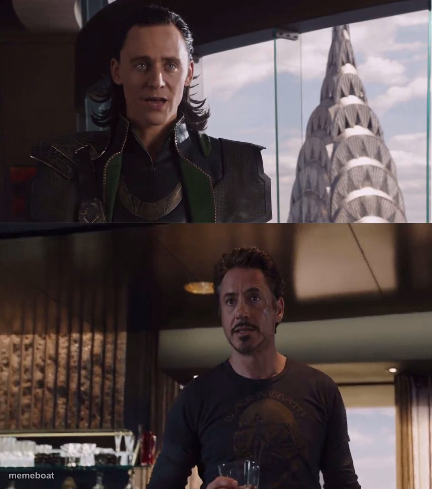 Loki & Iron Man - meme generator image preview