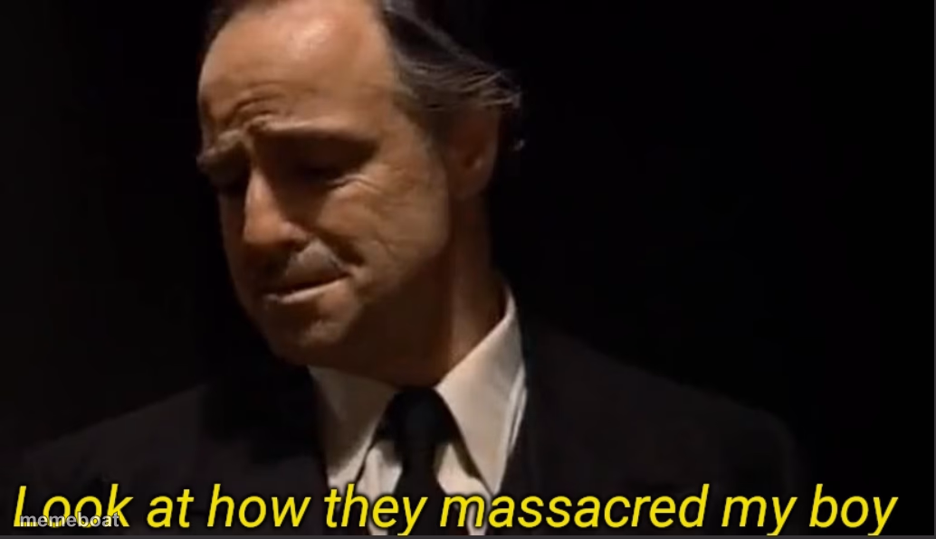 Look at how they massacred my boy - meme generator image preview
