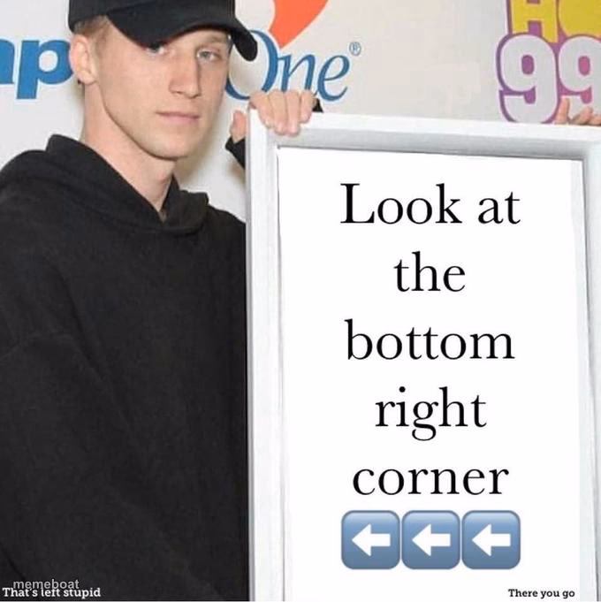Look at the bottom right - meme generator image preview