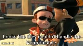 Looks like they couldn't handle the neutron style - meme generator image preview