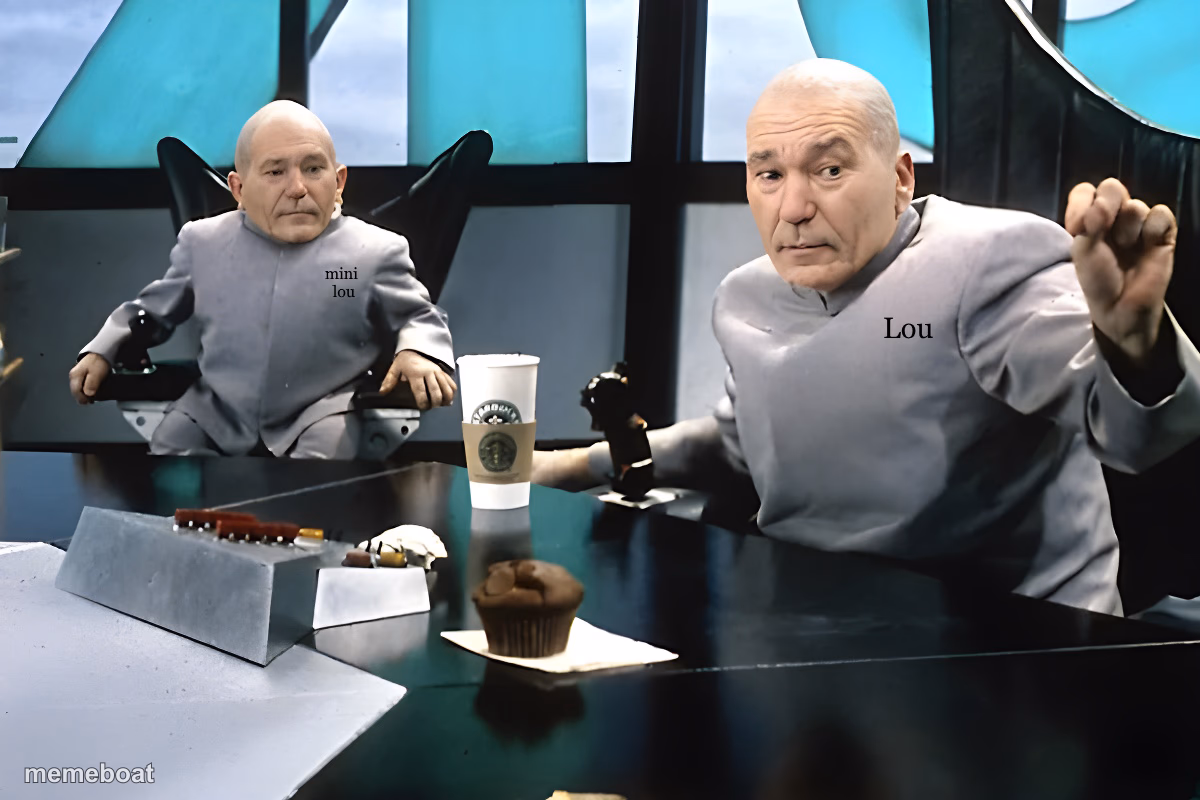 lou and mini lou - meme generator image preview