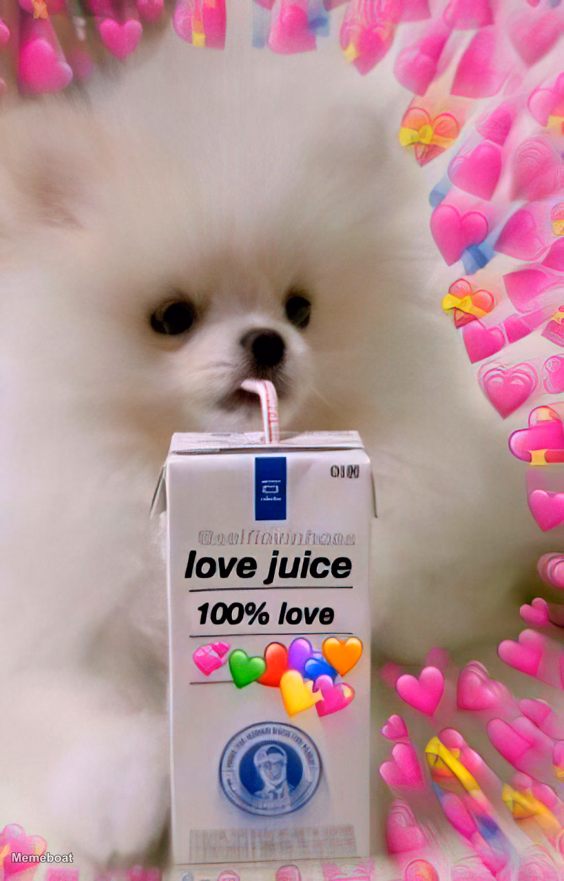 Love Juice Dog - meme generator image preview