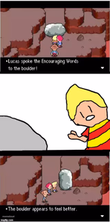 Lucas spoke encouraging words