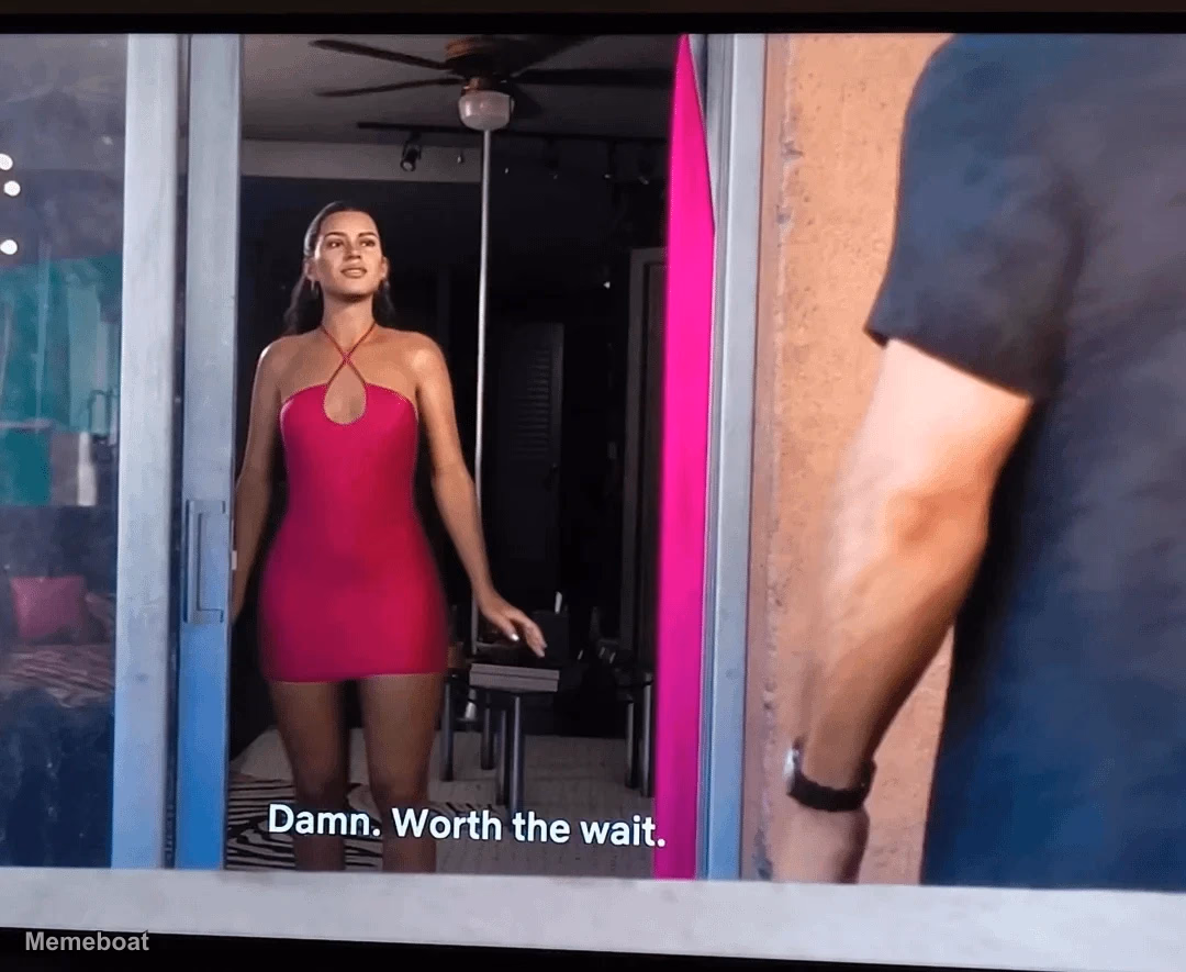 Lucia worth the wait - GTA VI extended look - meme generator image preview