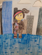 Lucy Wyldstyle drawing (Lego movies)