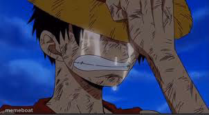 Luffy Crying - meme generator image preview