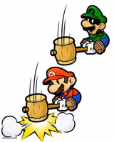 Luigi Smashes Mario
