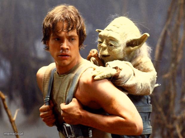 Luke and Yoda - meme generator image preview