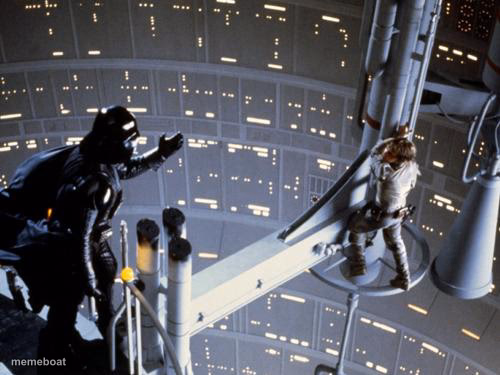 Luke skywalker and Darth Vader - meme generator image preview