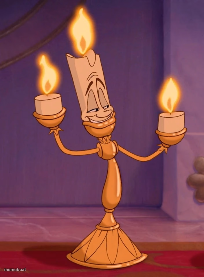 Lumiere Beauty and Beast - meme generator image preview