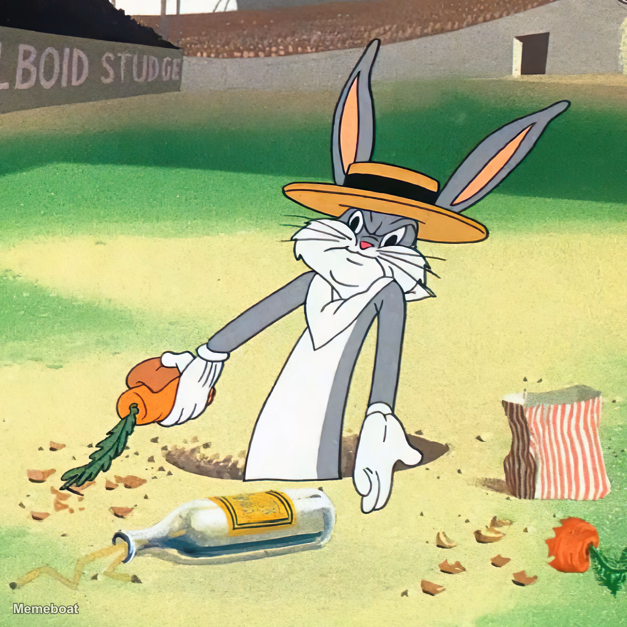 Mad Bugs Bunny Pissed Off Bugs Bunny - meme generator image preview