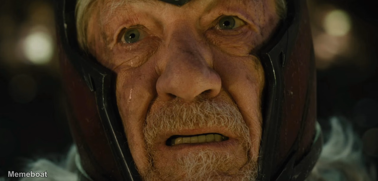 Magneto scared - 'Avengers: Doomsday' - meme generator image preview