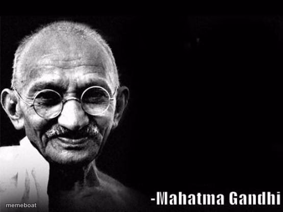 Mahatma Gandhi Rocks - meme generator image preview